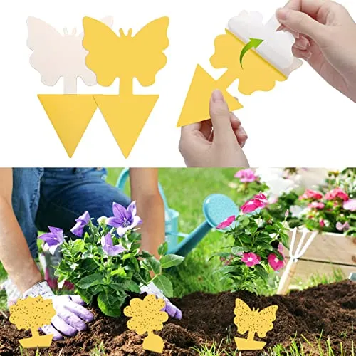 30 PCS Trappola per Mosche Acchiappamosche Adesivo Plant Flycatcher Trappola per Mosche della Frutta Trappola per Insetti per Mo