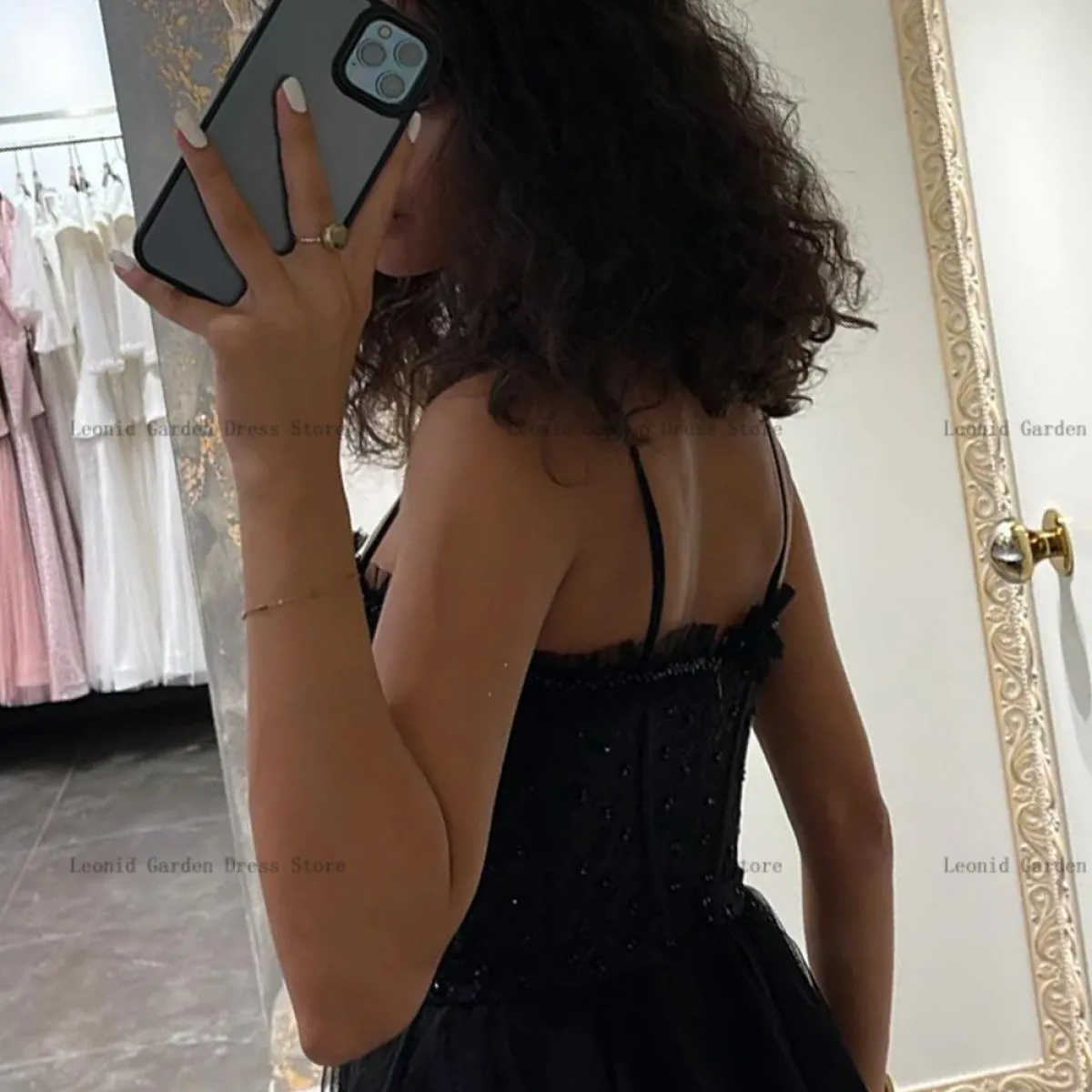 Abiti neri Ospiti di nozze Abito da sera nero Tulle Abito da sera nero Abiti da sera da sposa