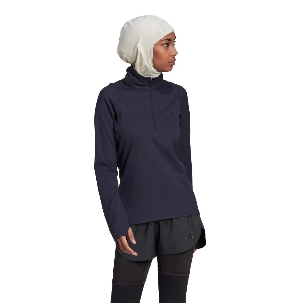 adidas Run Fast Mezza cerniera per donna Top
