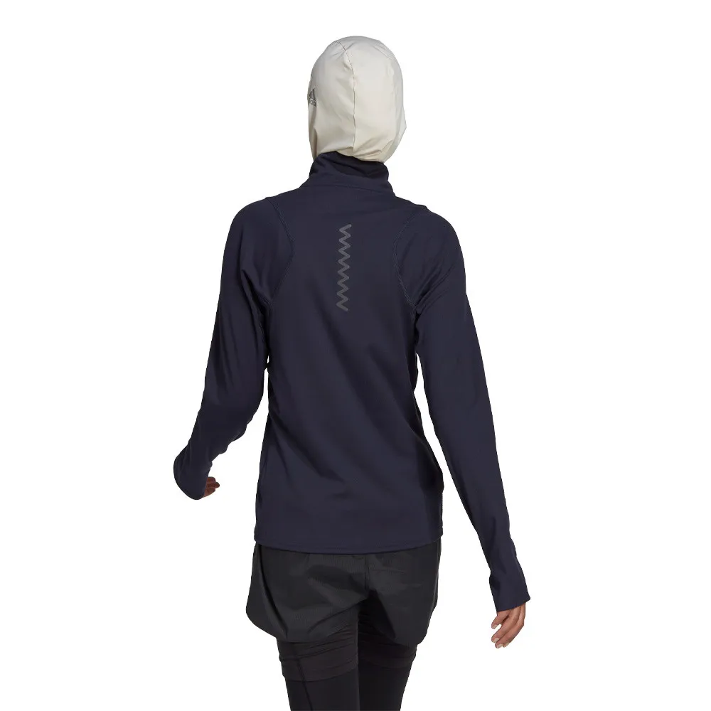 adidas Run Fast Mezza cerniera per donna Top