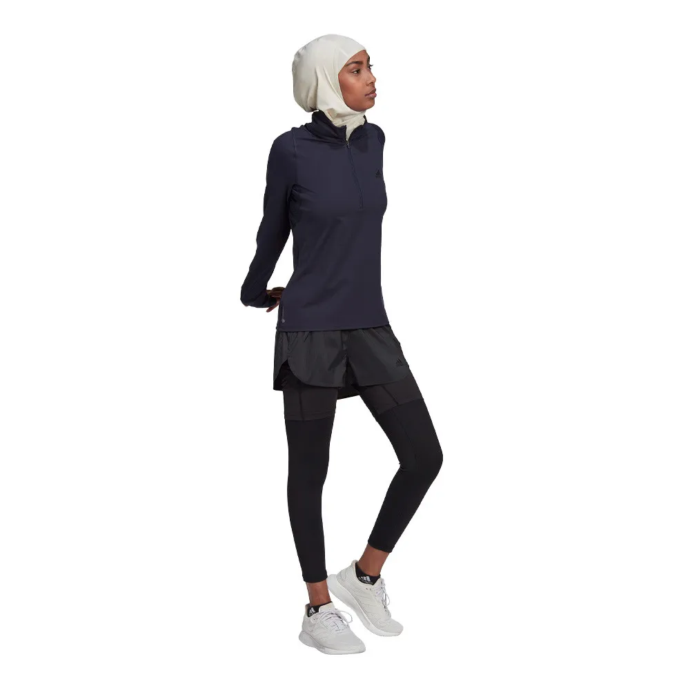 adidas Run Fast Mezza cerniera per donna Top
