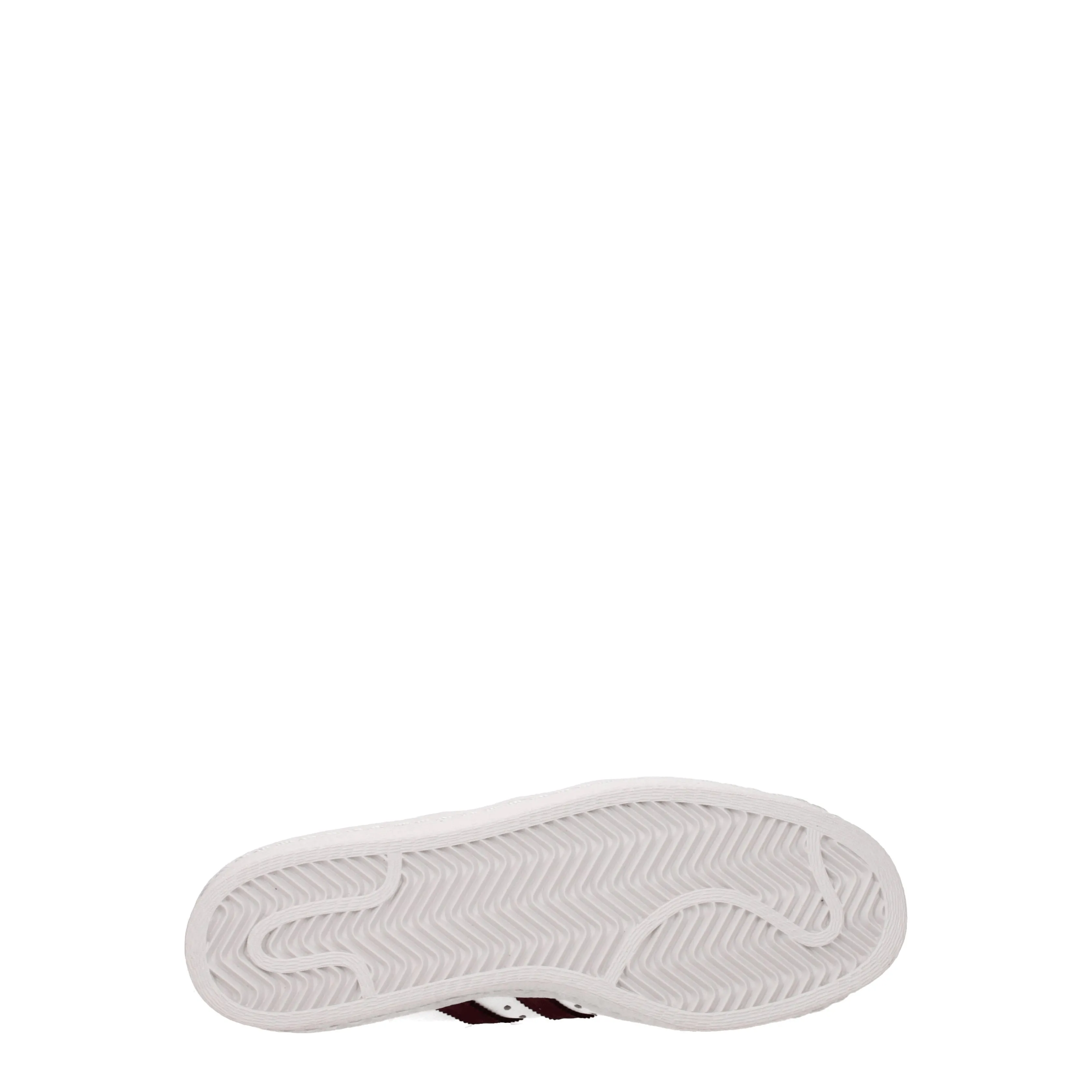 Adidas Sneakers Superstar Donna Pelle Bianco/Bordeaux