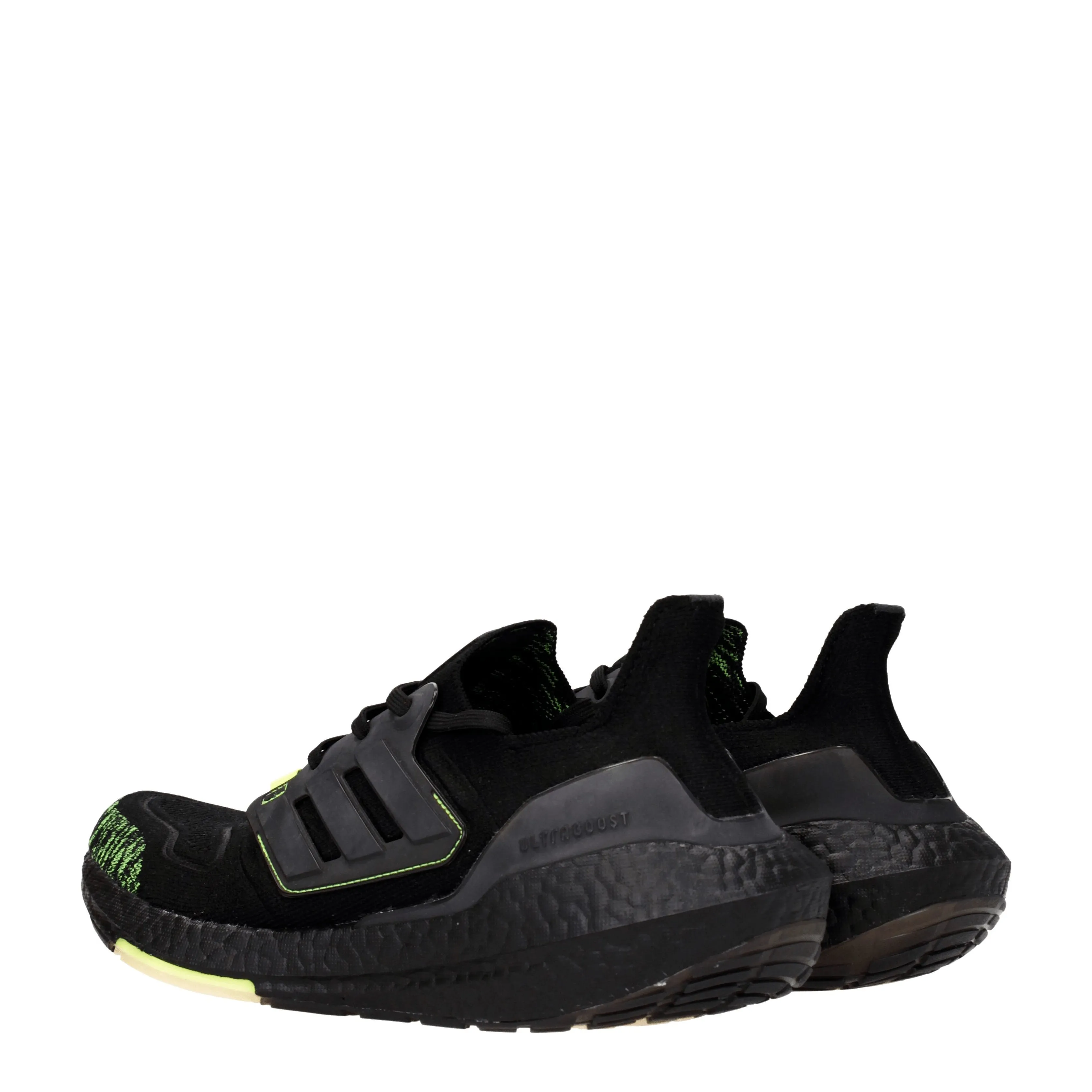 Adidas Sneakers Ultraboost 2.2 Uomo Tessuto Nero/Giallo Fluo