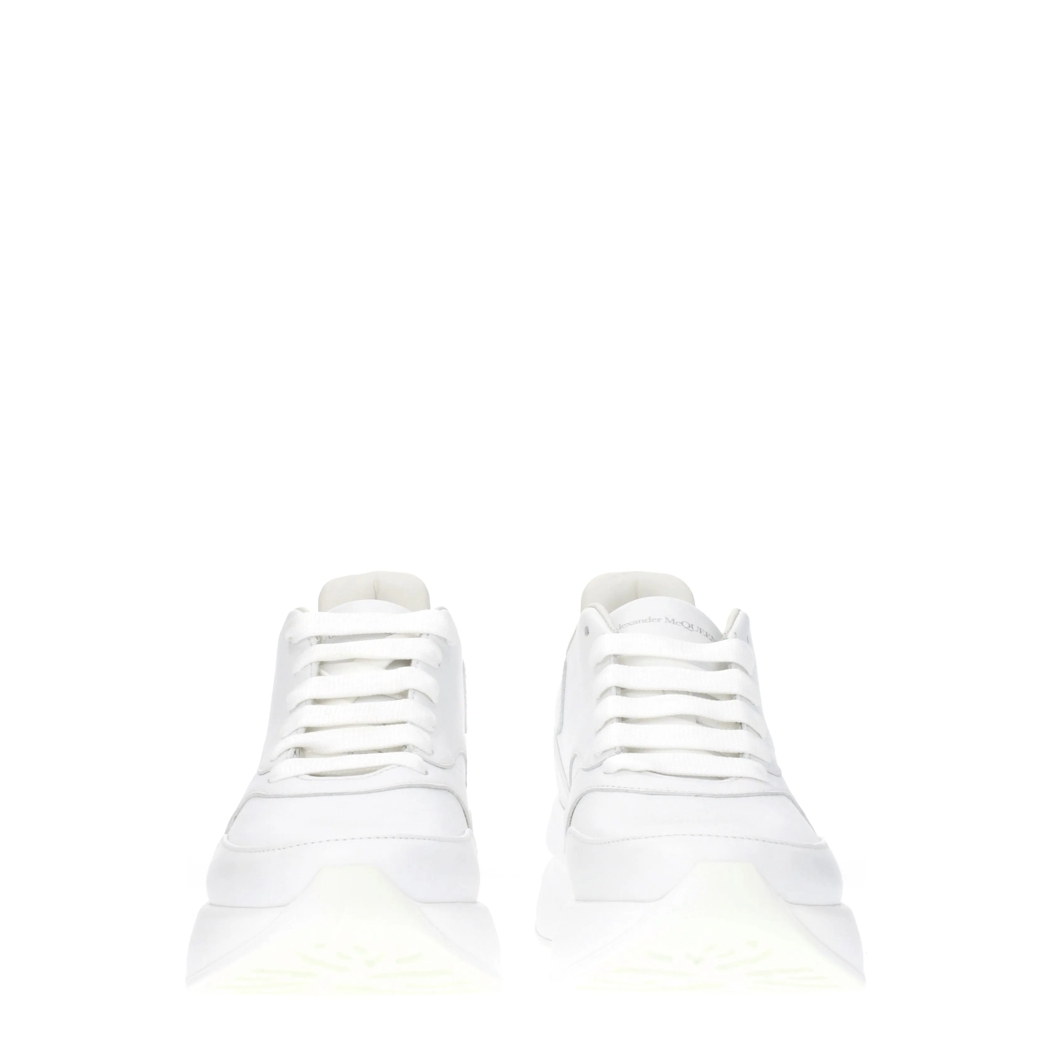 Alexander McQueen Sneakers Donna Pelle Bianco