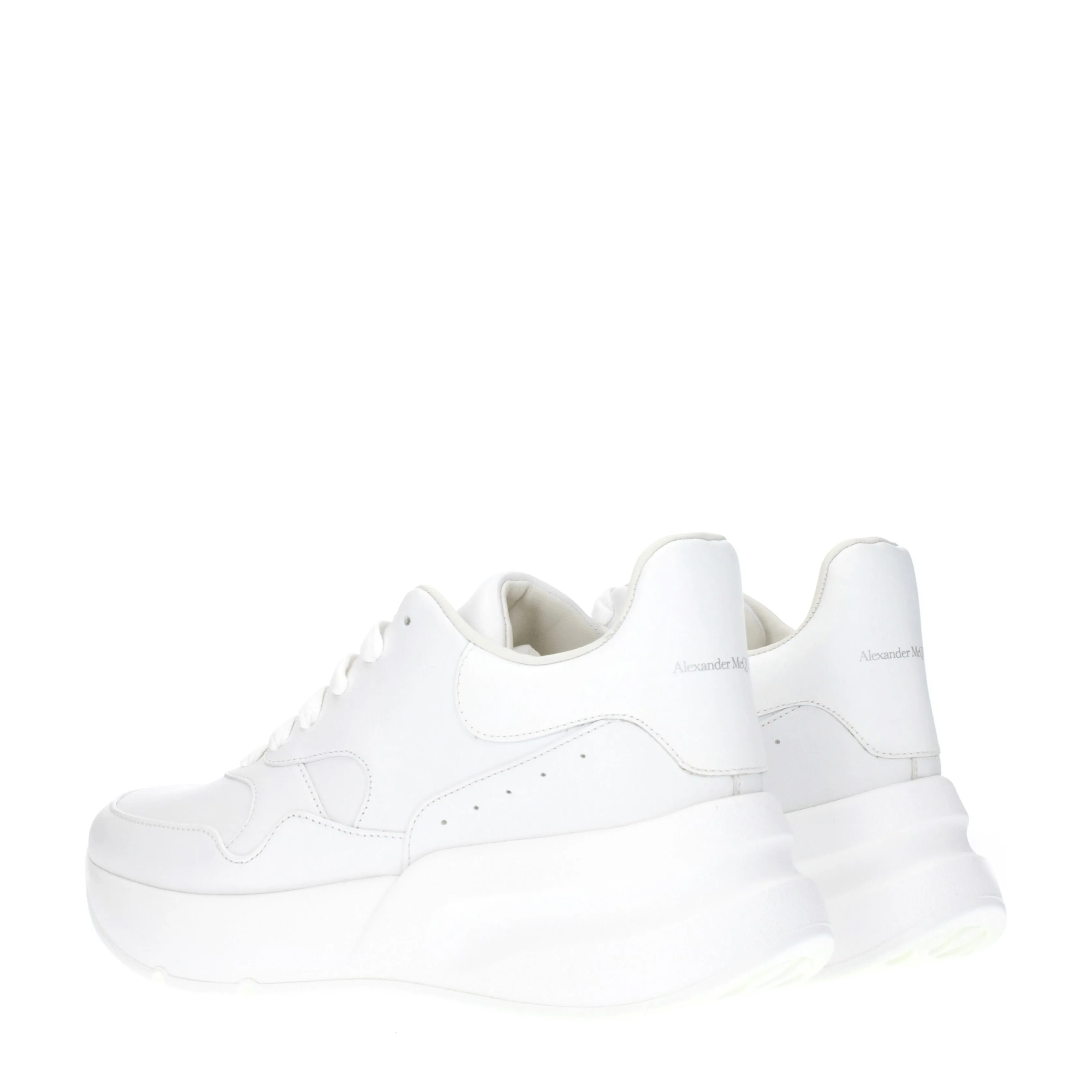Alexander McQueen Sneakers Donna Pelle Bianco