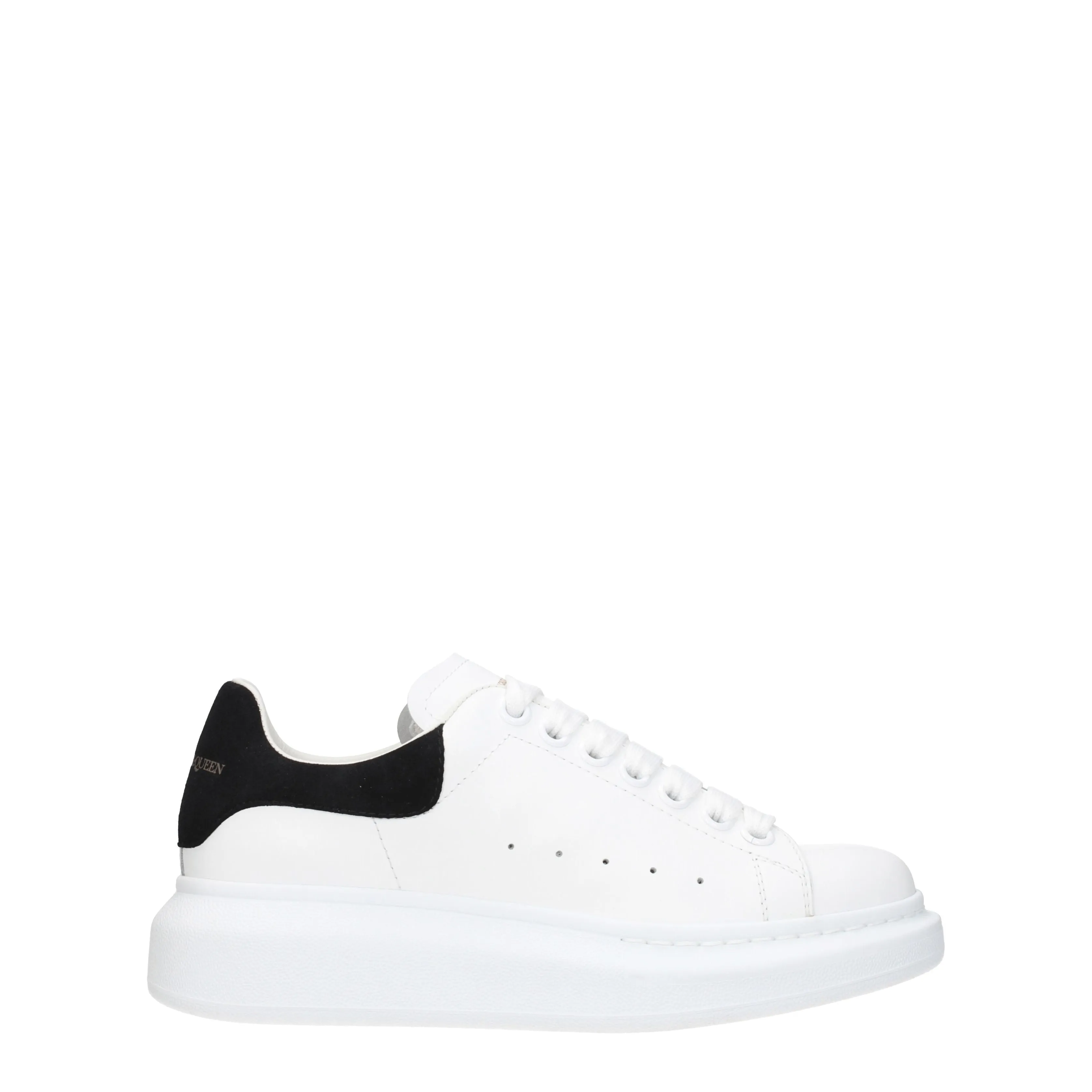 Alexander McQueen Sneakers Oversize Donna Pelle Bianco/Nero