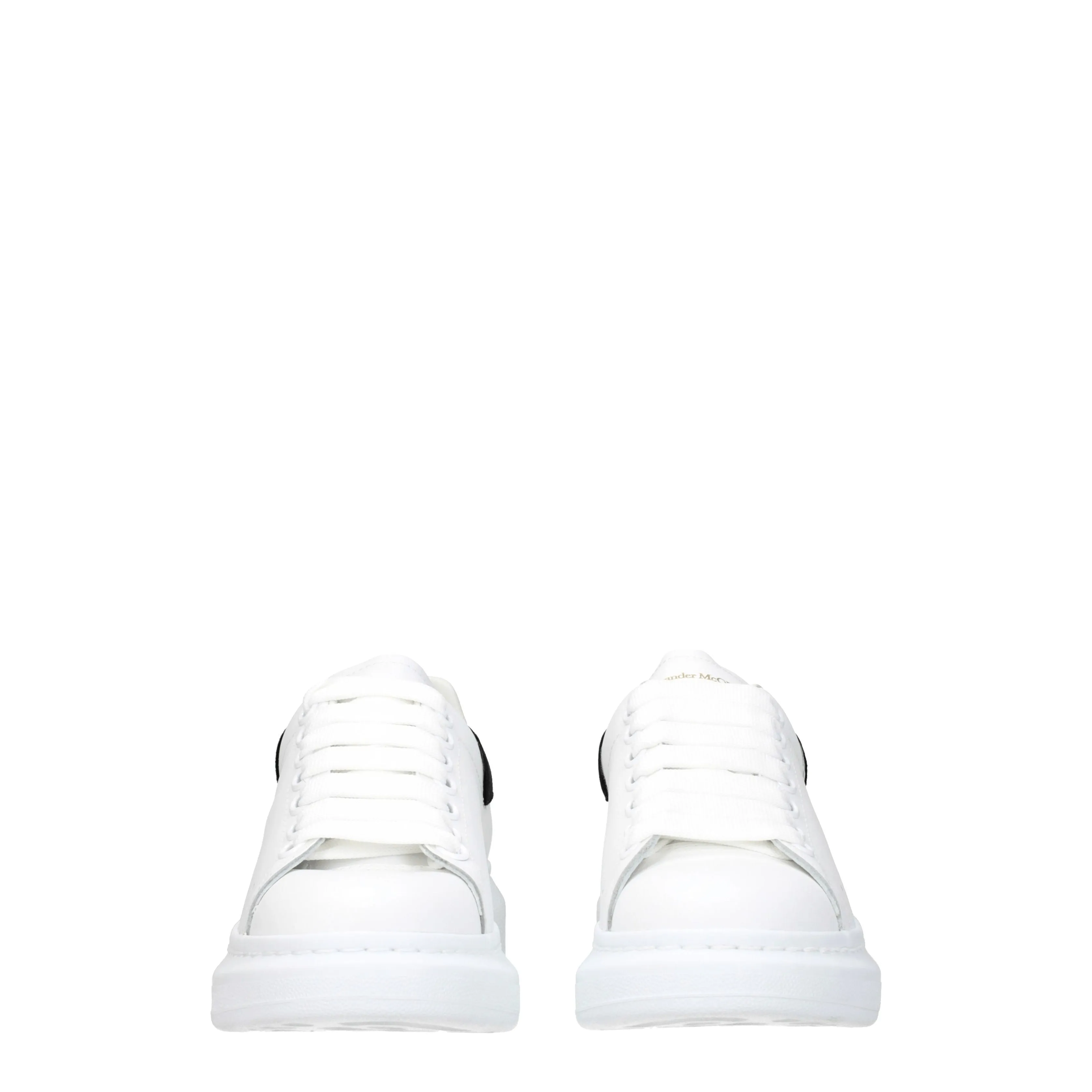 Alexander McQueen Sneakers Oversize Donna Pelle Bianco/Nero