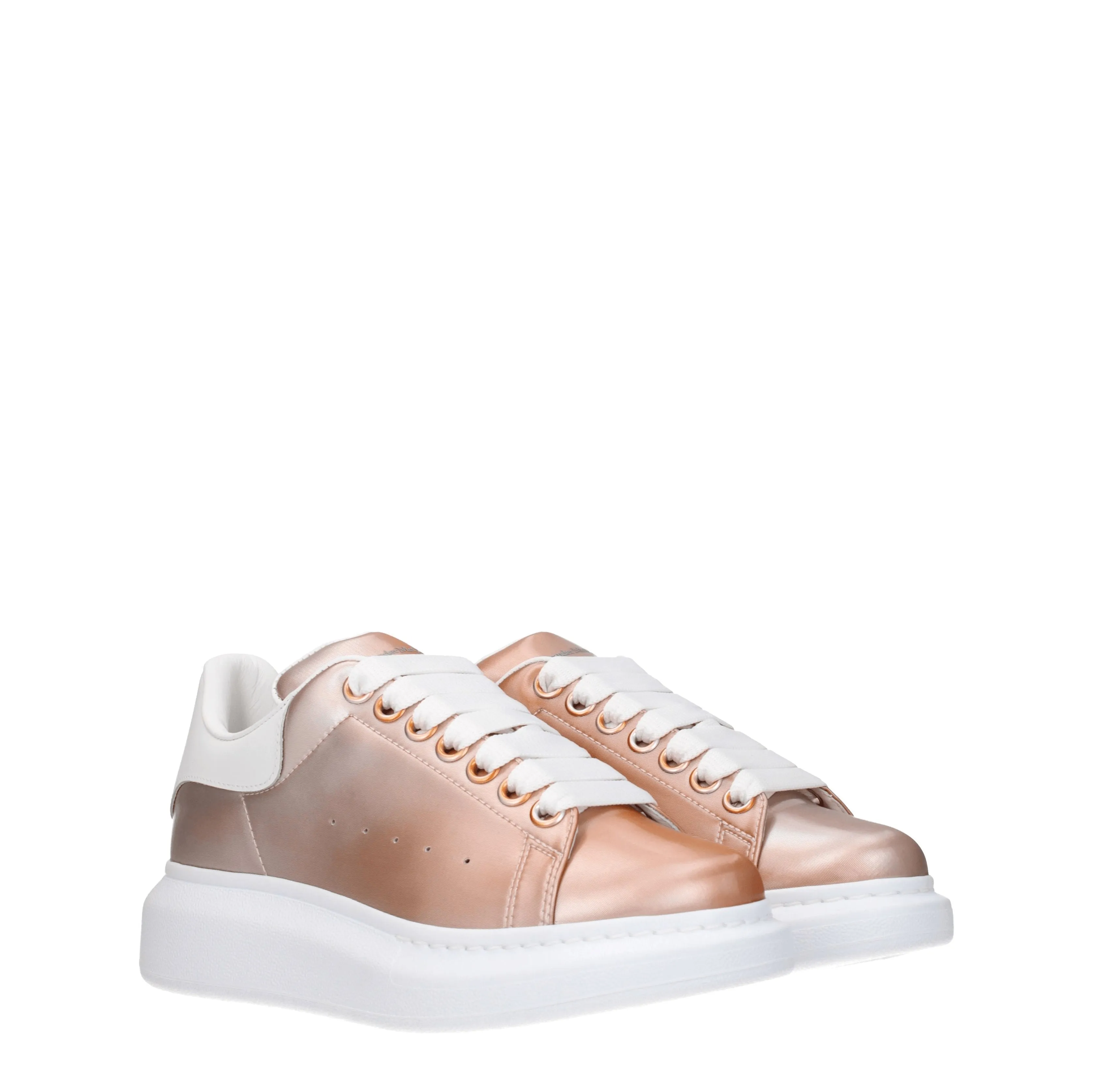 Alexander McQueen Sneakers Oversize Donna PVC Rosa/Bianco