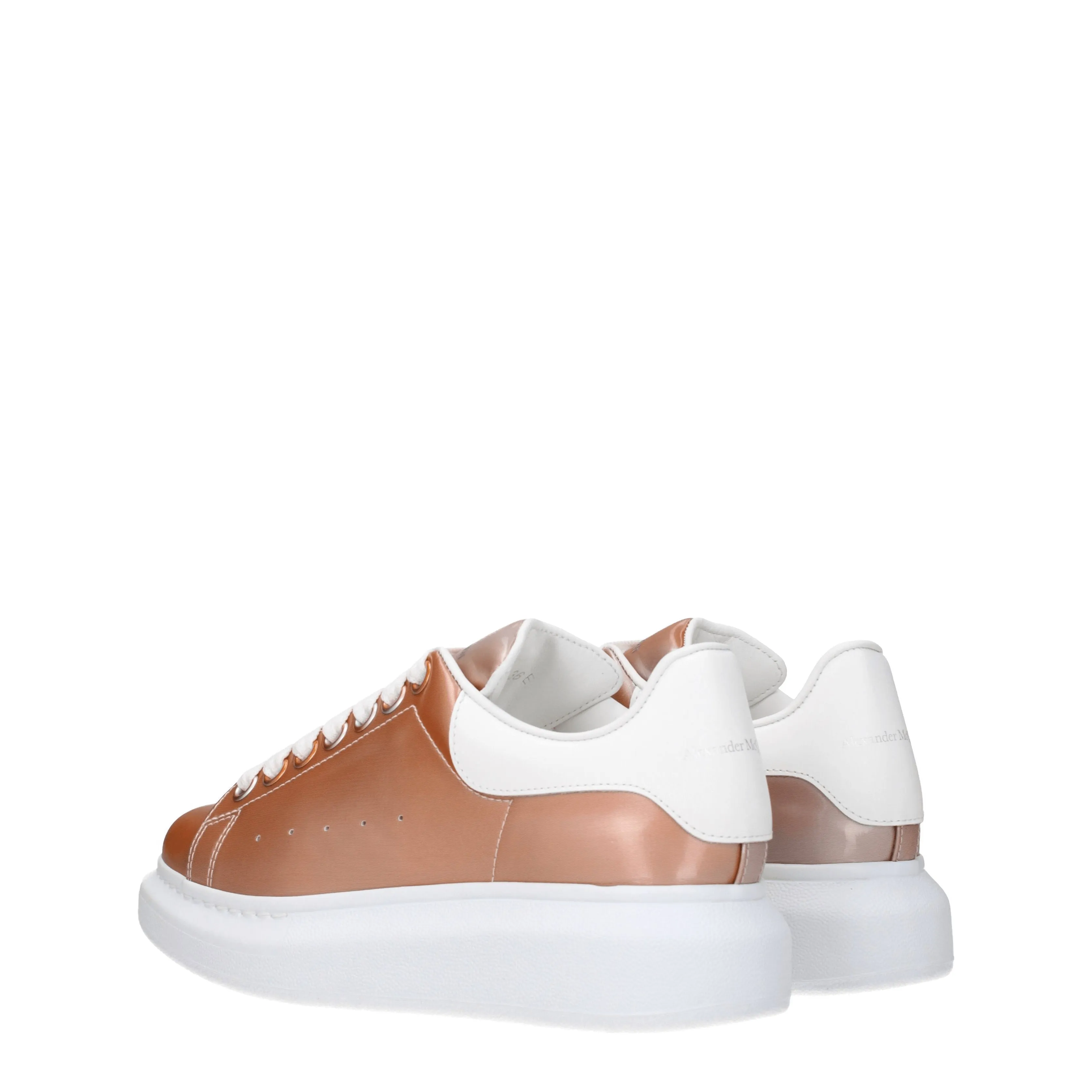 Alexander McQueen Sneakers Oversize Donna PVC Rosa/Bianco