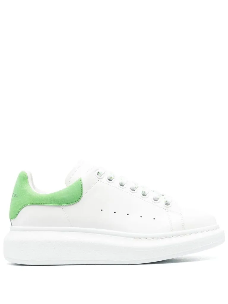 alexander mcqueen Sneakers 'Oversize' in pelle bianco e verde