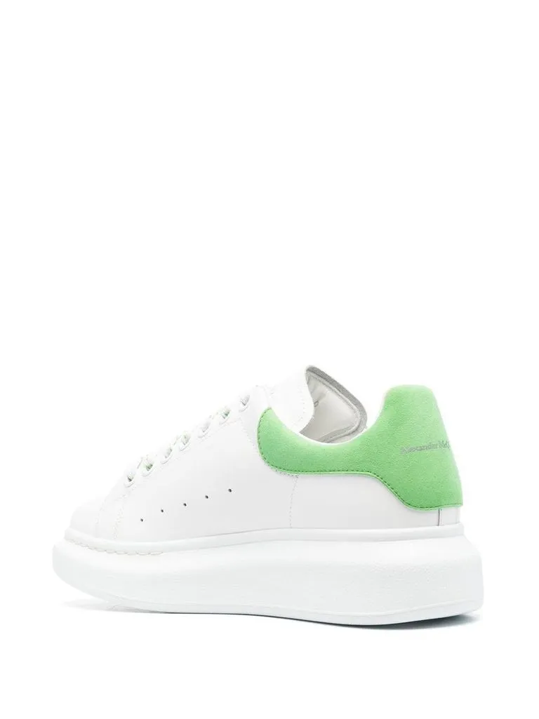 alexander mcqueen Sneakers 'Oversize' in pelle bianco e verde