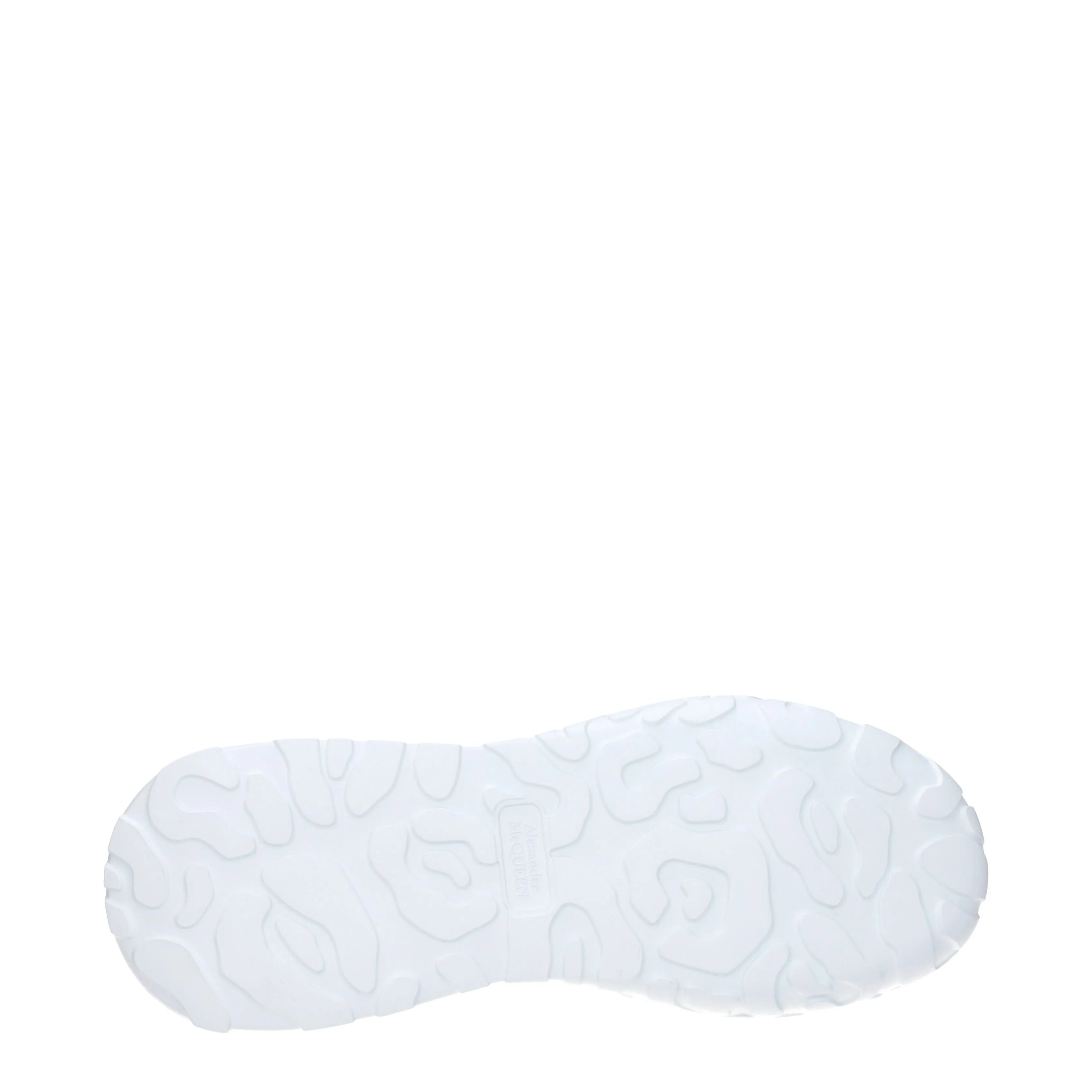 Alexander McQueen Sneakers Uomo Pelle Bianco/Nero