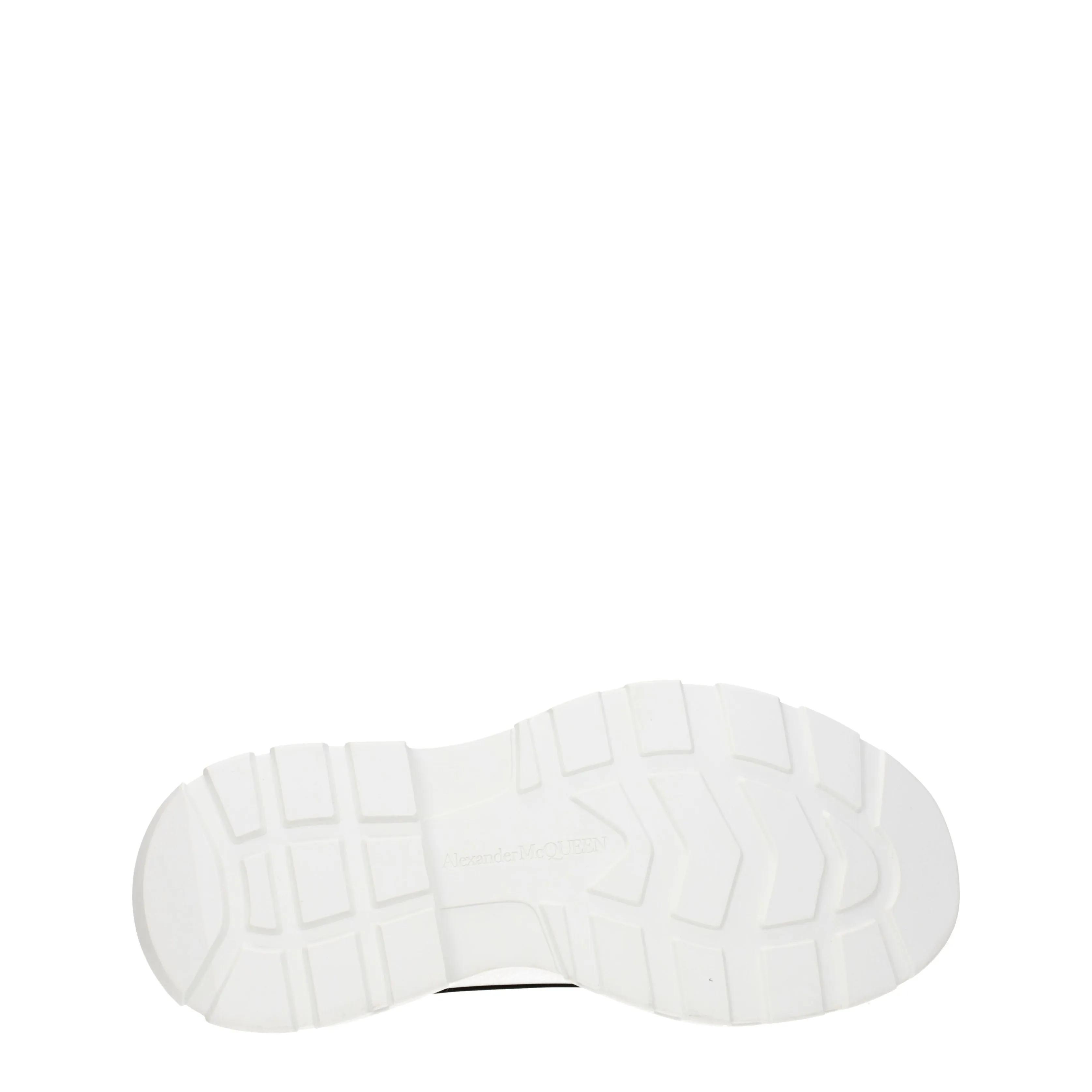 Alexander McQueen Sneakers Uomo Tessuto Bianco