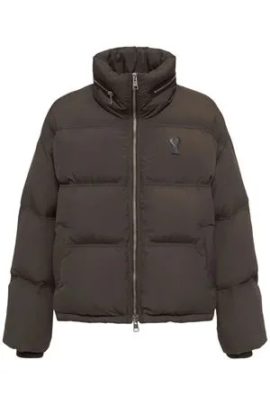 AMI Abbigliamento,Giubbotti Piumino Oversize marrone 