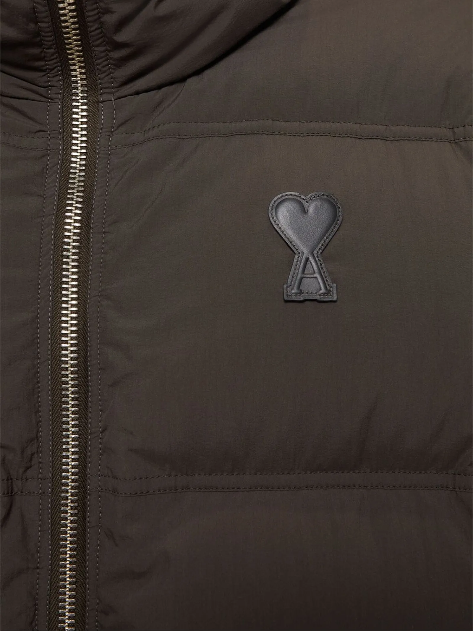 AMI Abbigliamento,Giubbotti Piumino Oversize marrone 