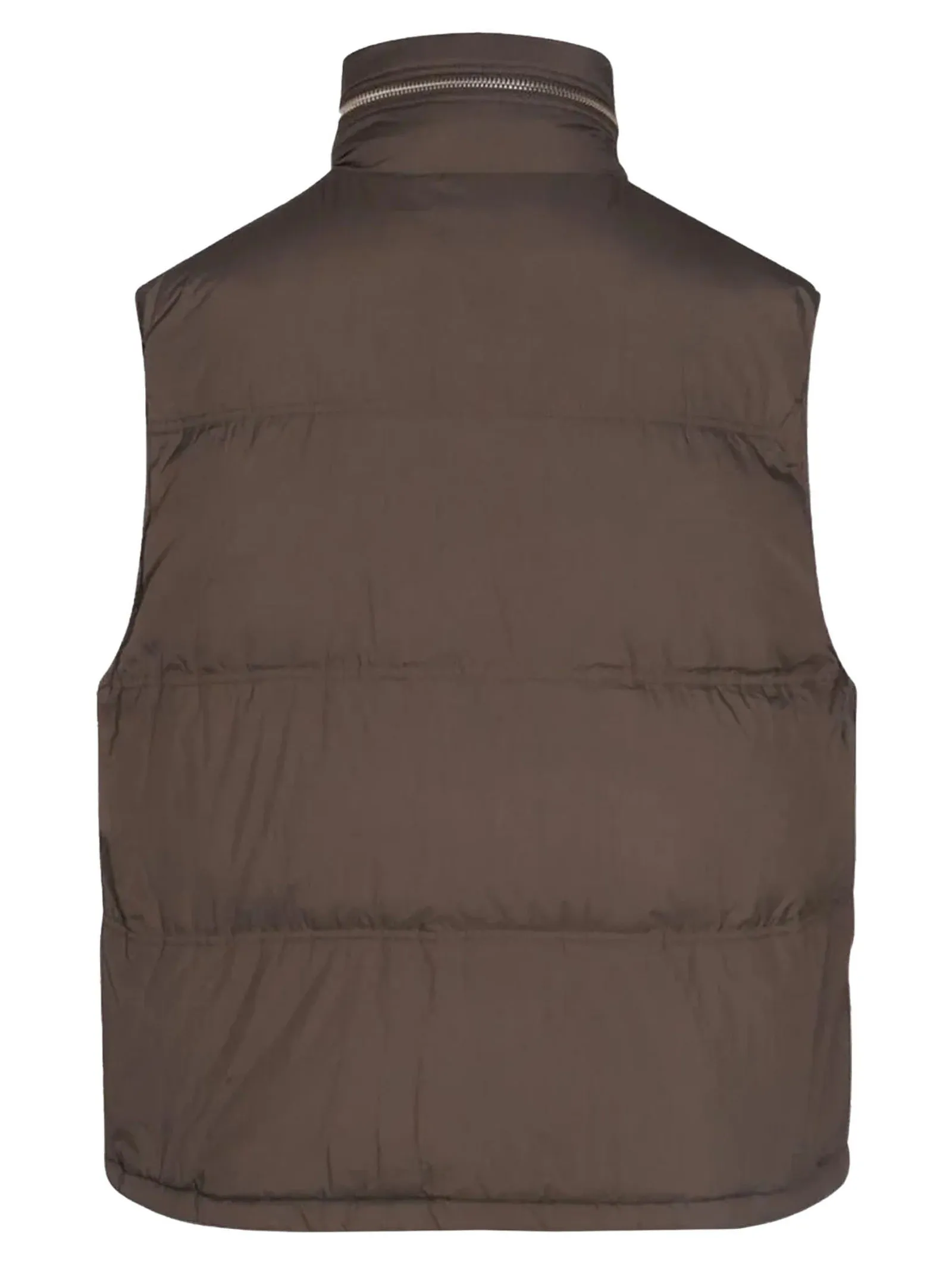 AMI Abbigliamento,Smanicati Gilet imbottito marrone 