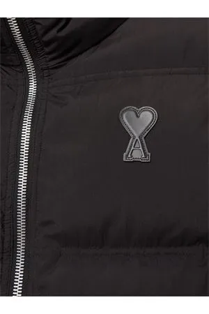 AMI Abbigliamento,Smanicati Gilet imbottito nero 