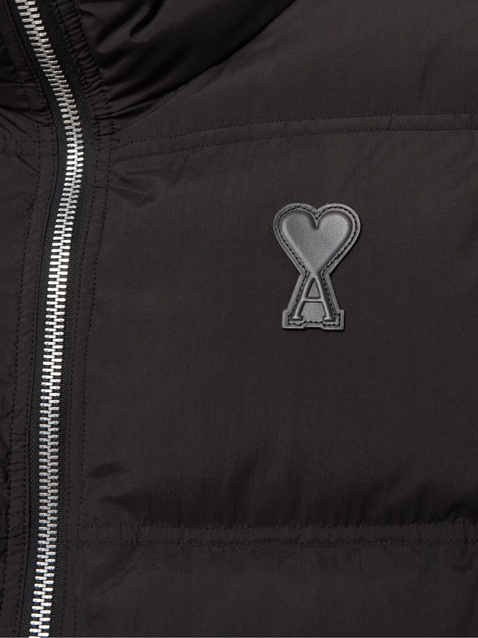 AMI Abbigliamento,Smanicati Gilet imbottito nero 