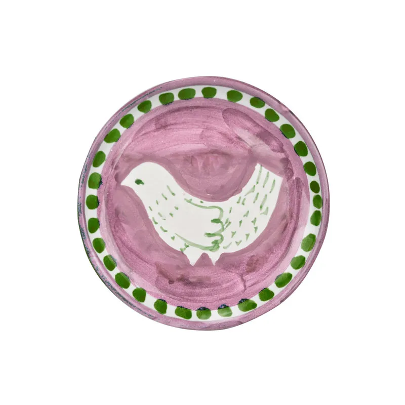 Arcucci Materia piuma rosa piattno olio ø10 cm