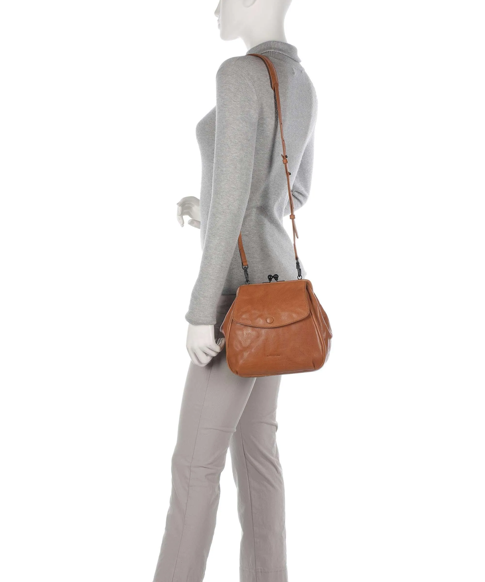  Aunts & Uncles Grandma's Luxury Club Mrs. Cake Pop Borsa a tracolla pelle di vacchetta finemente grana cognac  