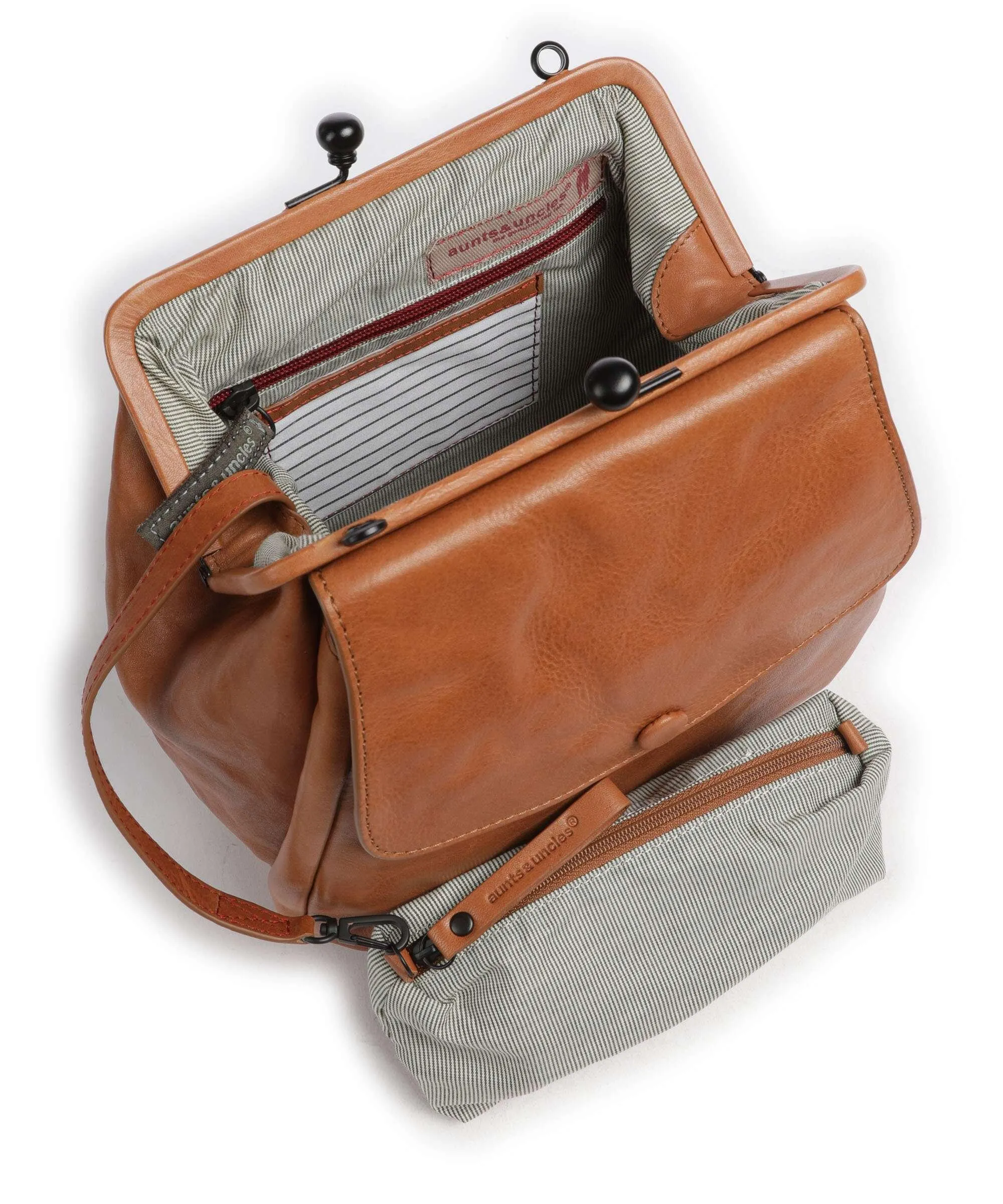  Aunts & Uncles Grandma's Luxury Club Mrs. Cake Pop Borsa a tracolla pelle di vacchetta finemente grana cognac  