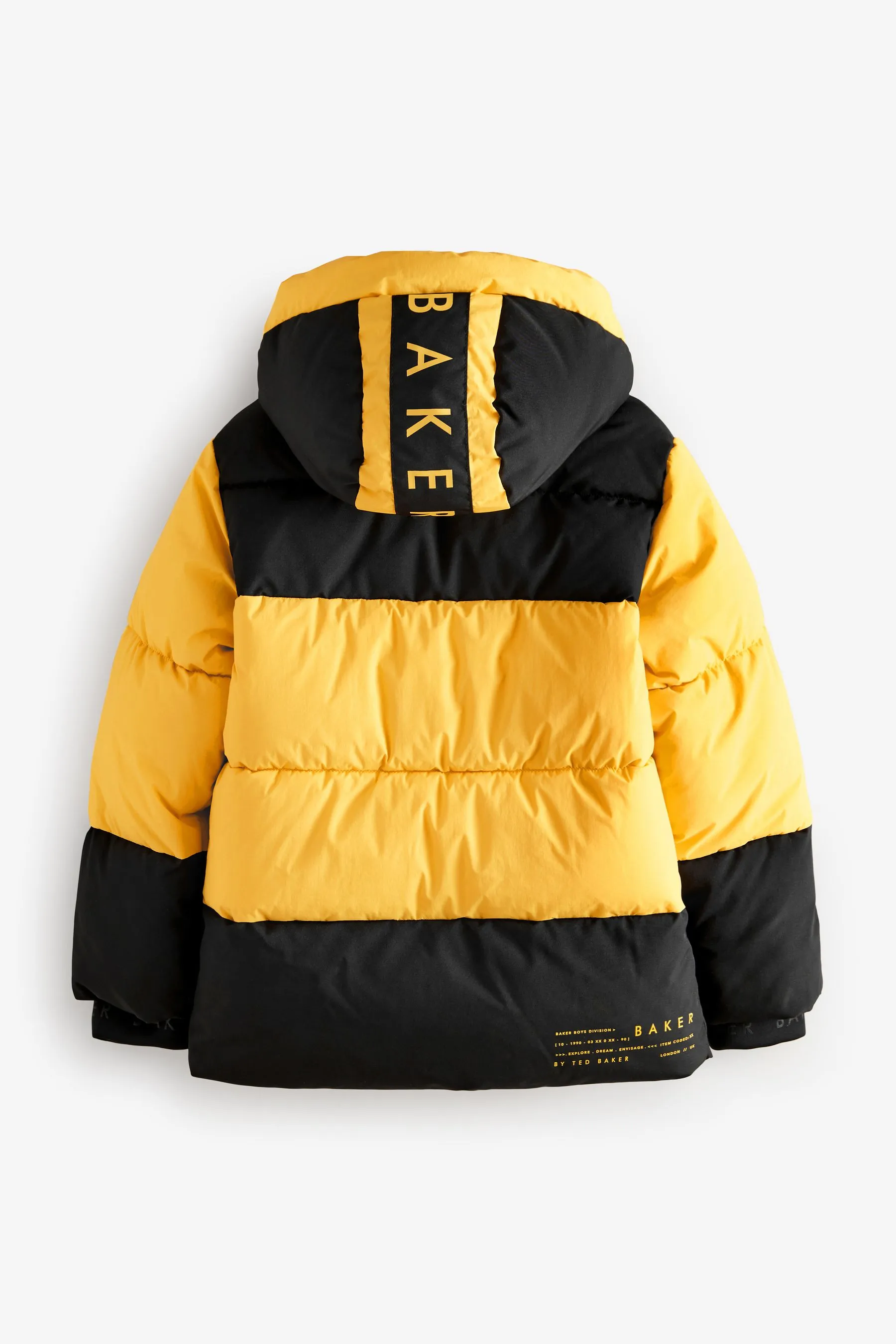 Baker by Ted Baker Antipioggia Cappotto Imbottito Colourblock    