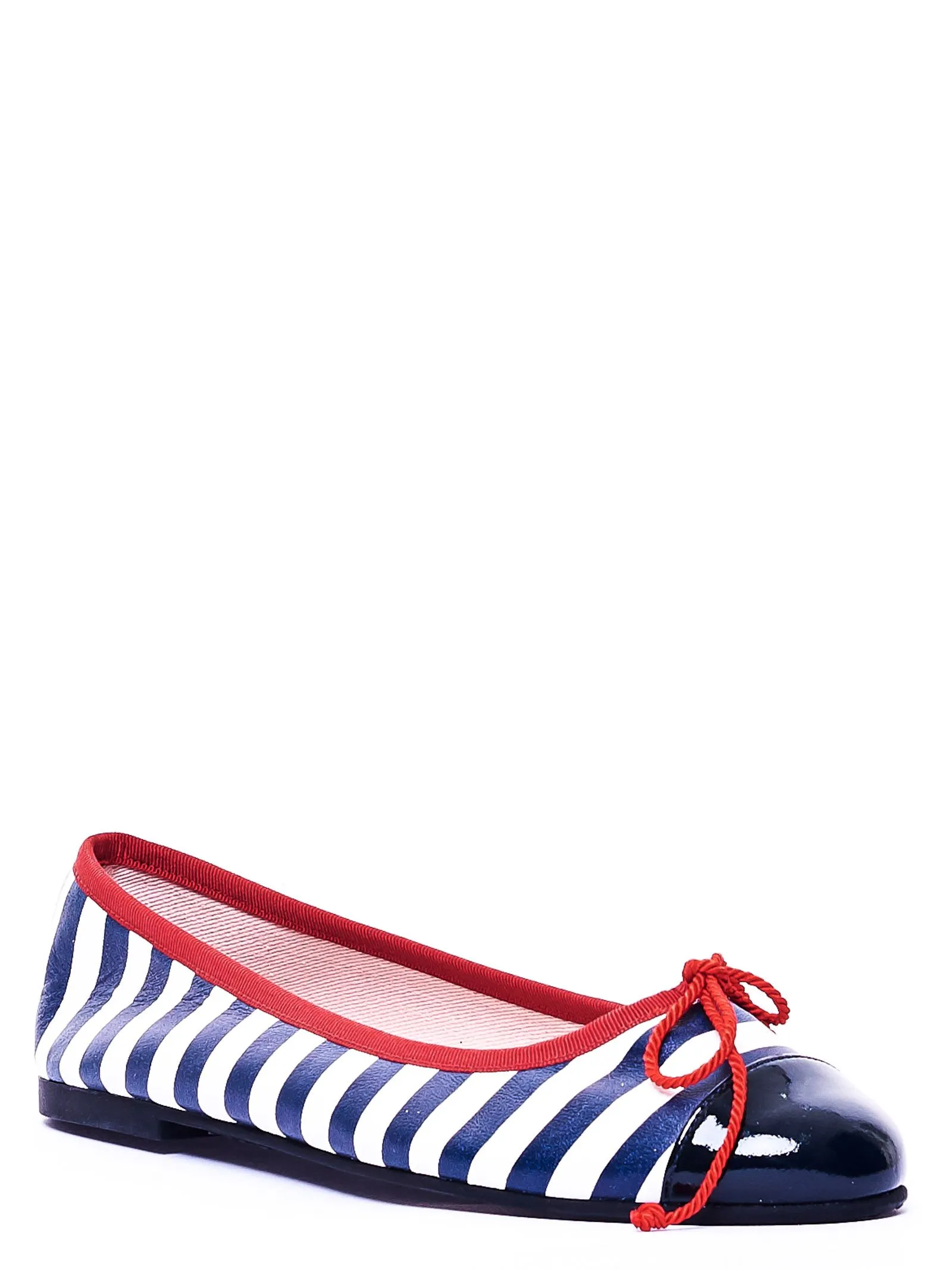 BALLERINA BICOLOR IN PELLE LUCIDA