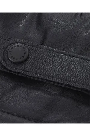 BARBOUR Accessori,Guanti Guanti in pelle di vitello nero 