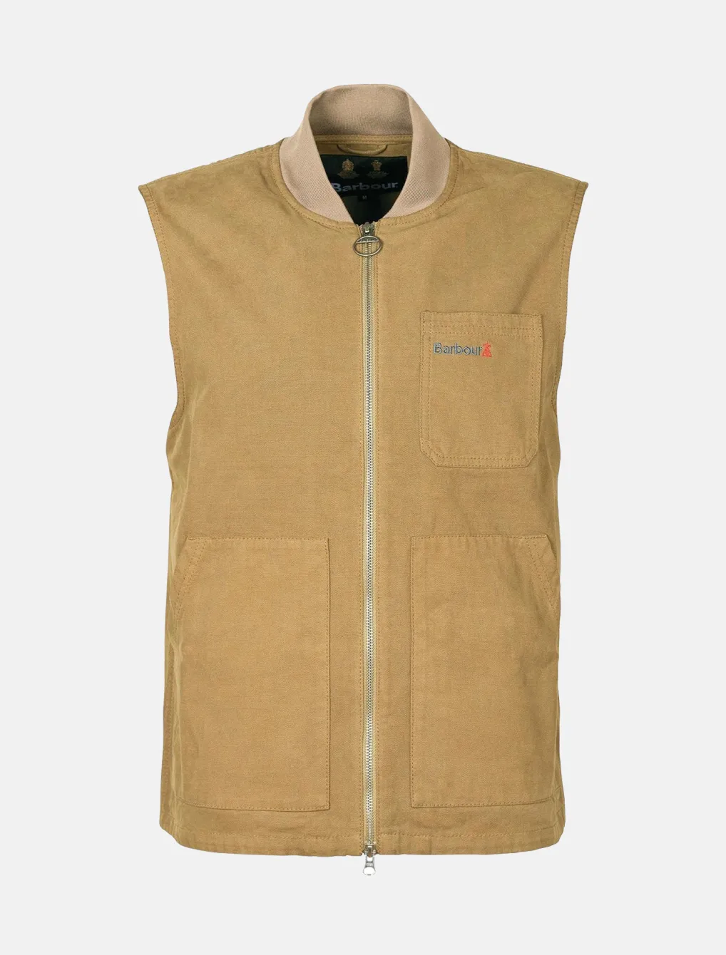 Barbour Tin Gilet Military Brown