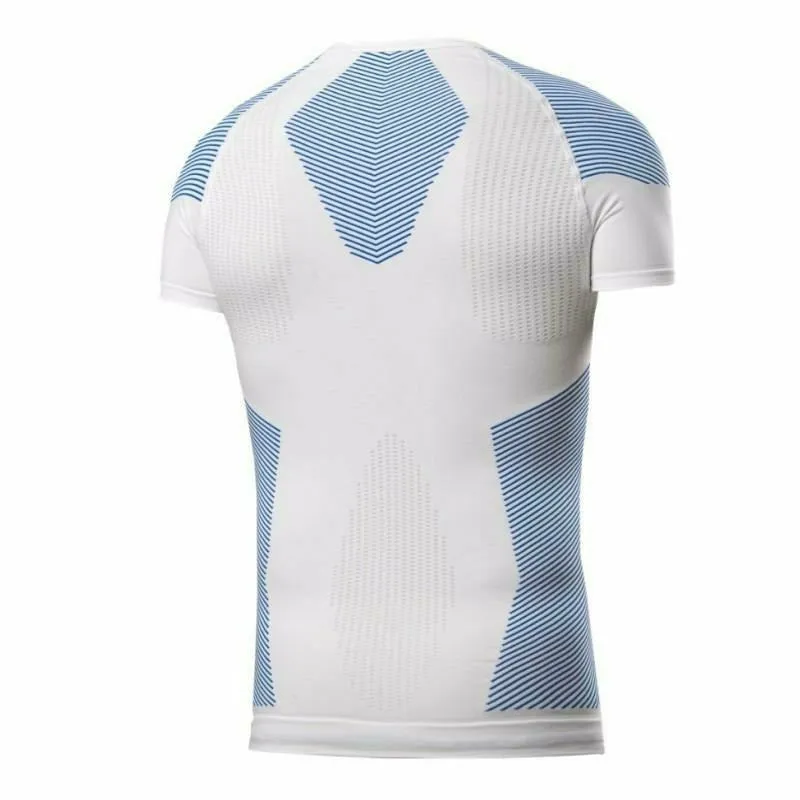 Biotex T-Shirt Light Touch Bianco / Royal Blue - Intimo Uomo Warm