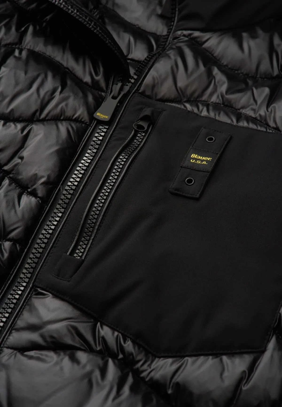 Blauer Uomo Piumino Leggero Albert-999 Nero