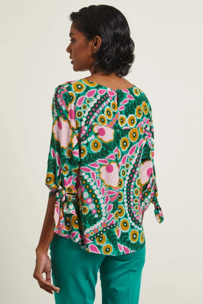 Blusa con maniche a tre quarti