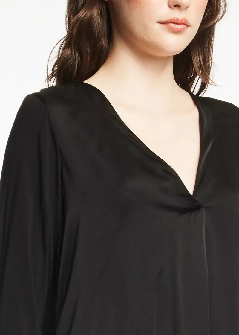 Blusa in jersey di viscosa