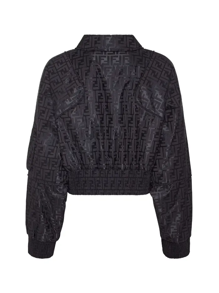 BOMBER IMBOTTITO CON COLLETTO A CAMICIA