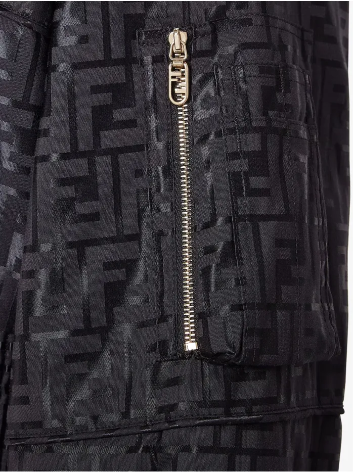 BOMBER IMBOTTITO CON COLLETTO A CAMICIA