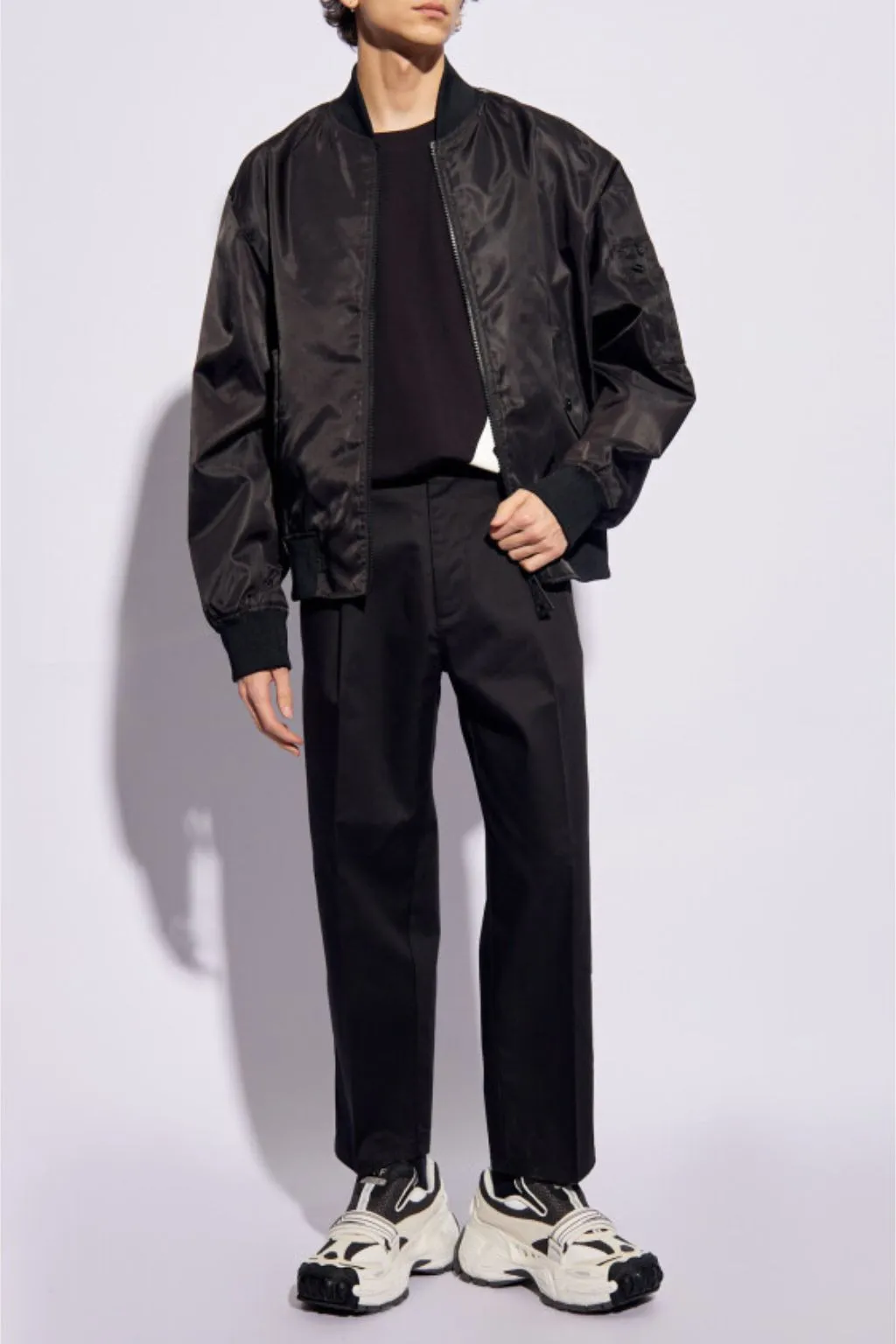 BOMBER UOMO NERO/GRIGIO VERSACE JEANS COUTURE S408
