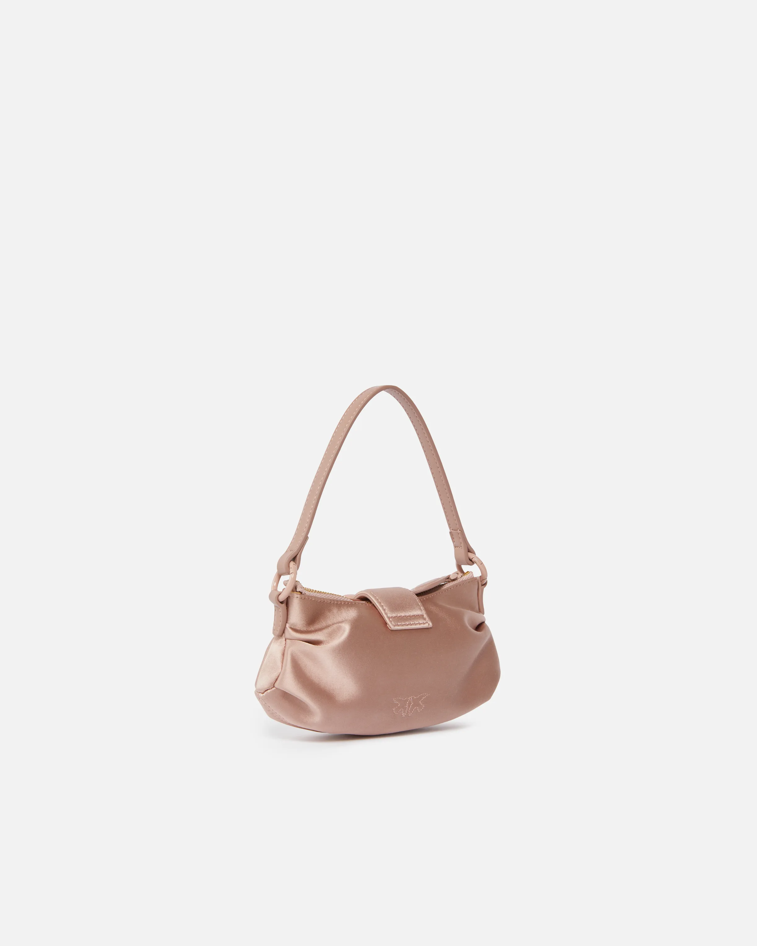  Borsetta pochette a mano in duchesse con fibbia cuore    
