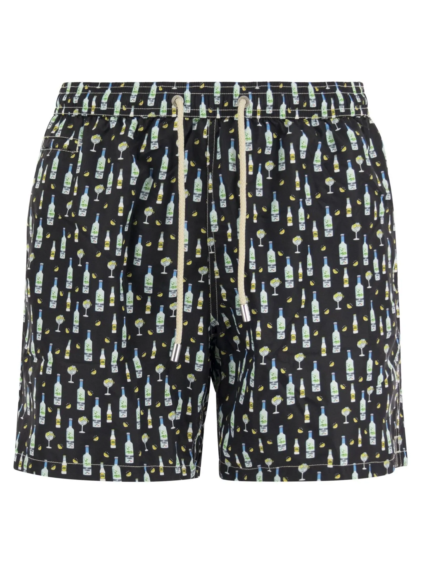 Boxer mare in tessuto leggero con stampa