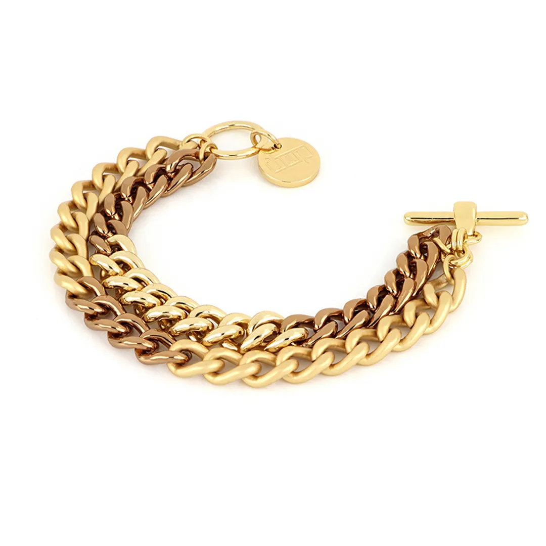 Bracciale in bronzo cioccolato