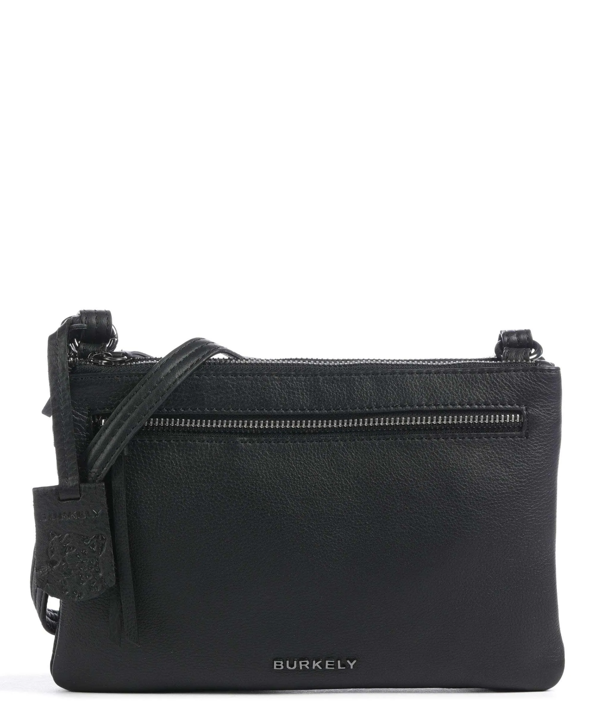  Burkely Rock Ruby Borsa a tracolla pelle granulata nero  