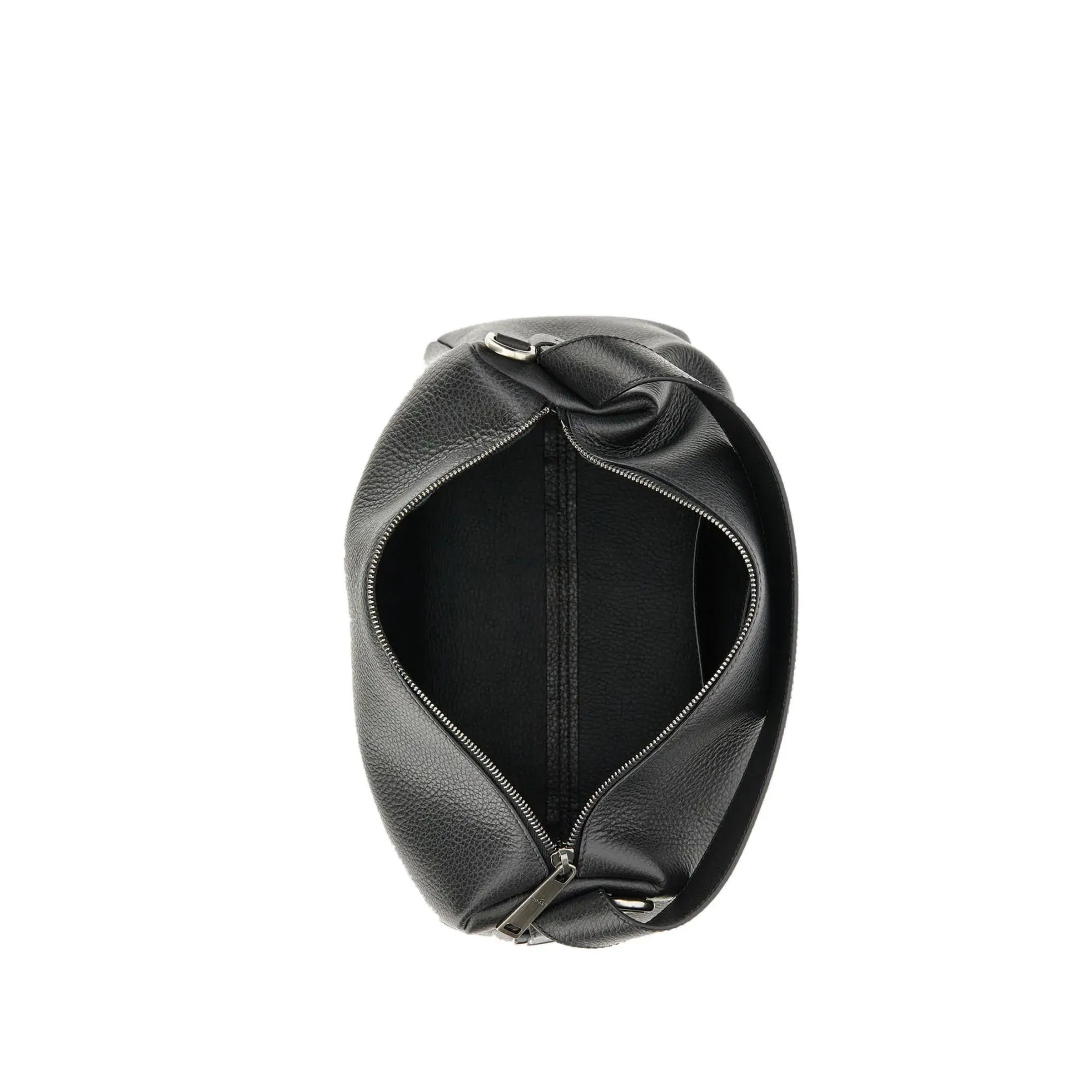 Camera bag in pelle martellata