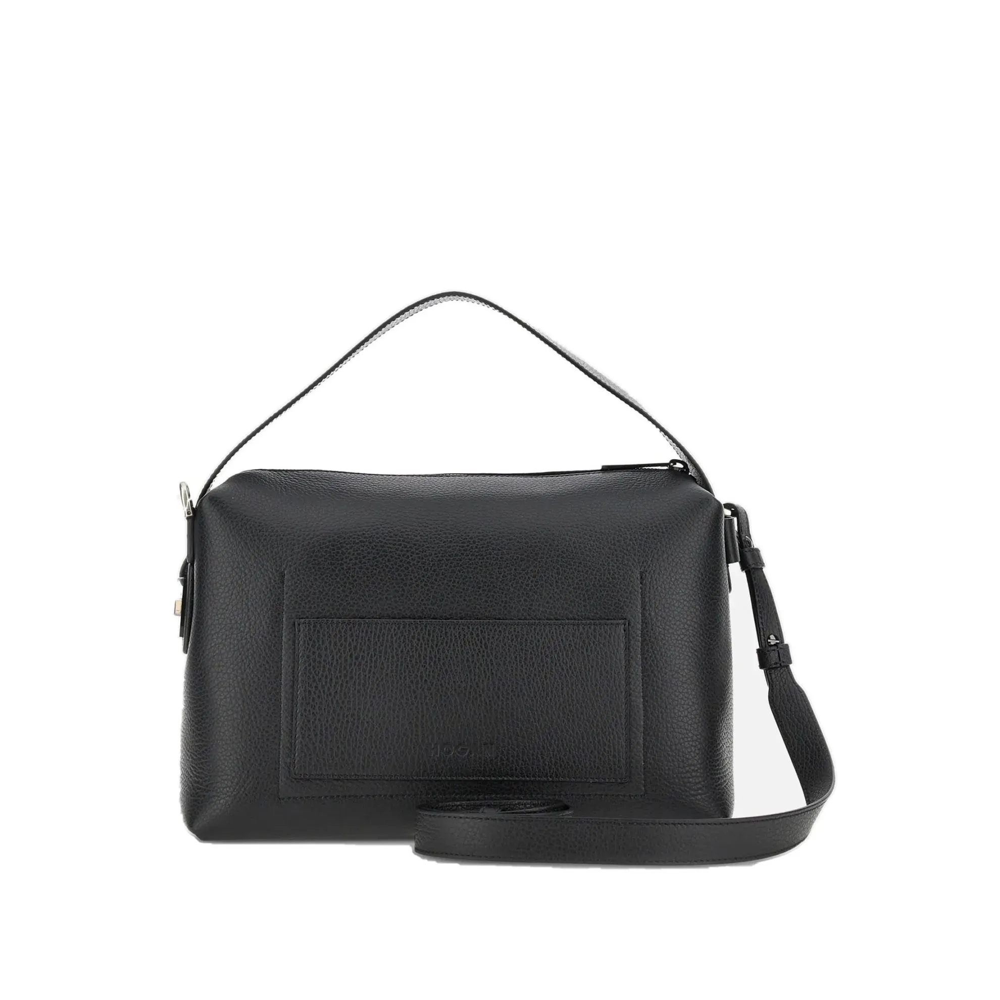 Camera bag in pelle martellata