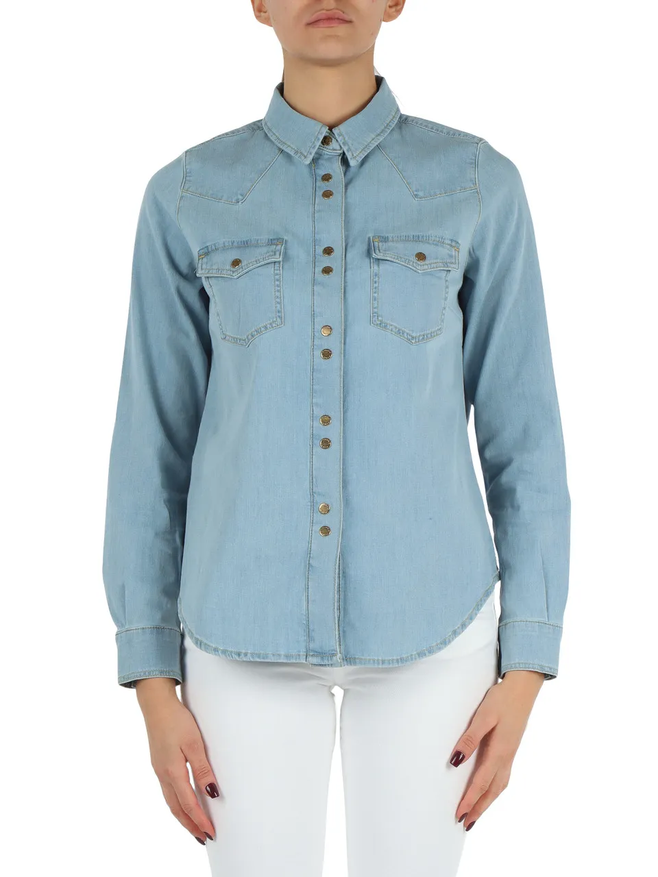 Camicia in denim leggero CAROLINE