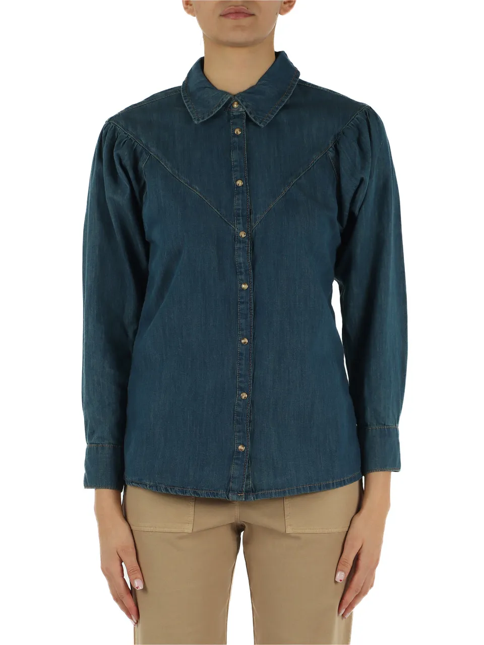 Camicia in denim leggero ISIDORO