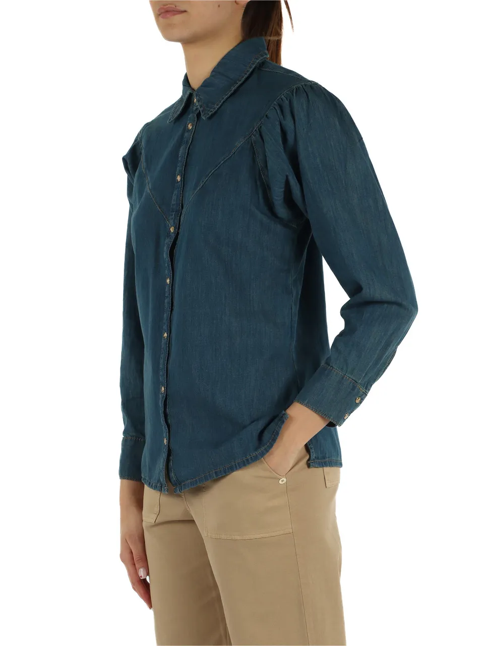 Camicia in denim leggero ISIDORO