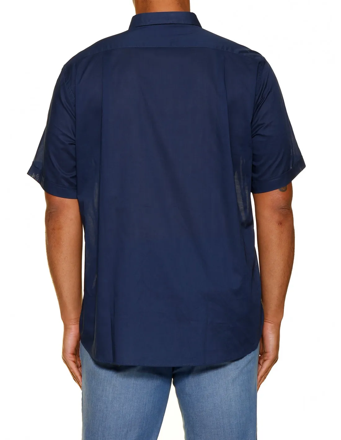 Camicia mezza manica tinta unita SANTO STEFANO