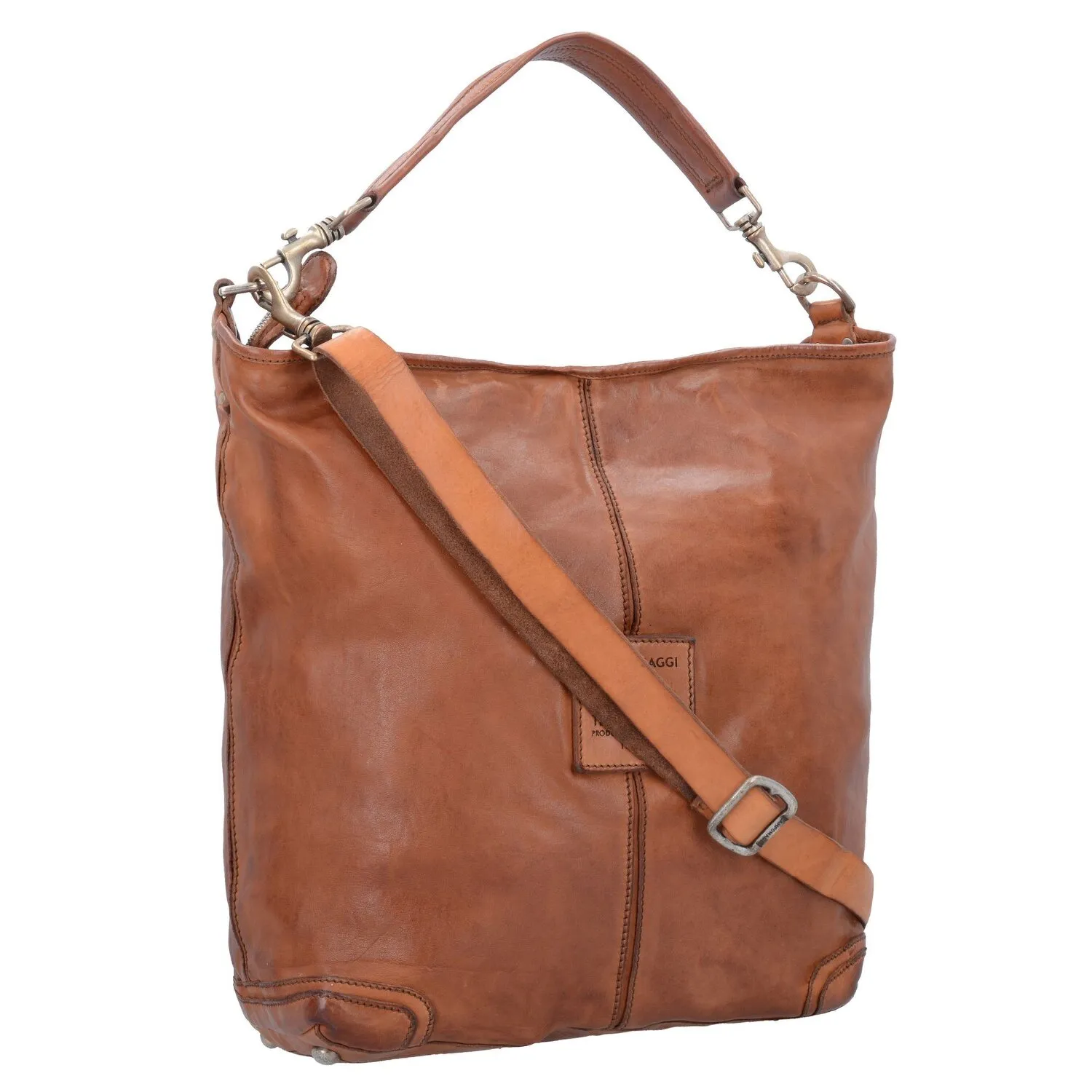 Campomaggi Borsa a tracolla in pelle 33 cm