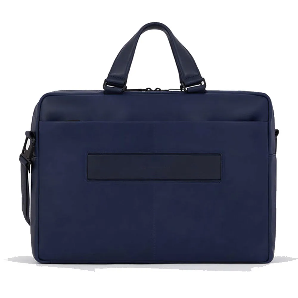 Cartella Porta Pc 15,6 PIQUADRO in Pelle Blu Linea Aye - CA6203W119