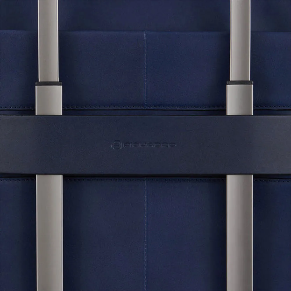 Cartella Porta Pc 15,6 PIQUADRO in Pelle Blu Linea Aye - CA6203W119