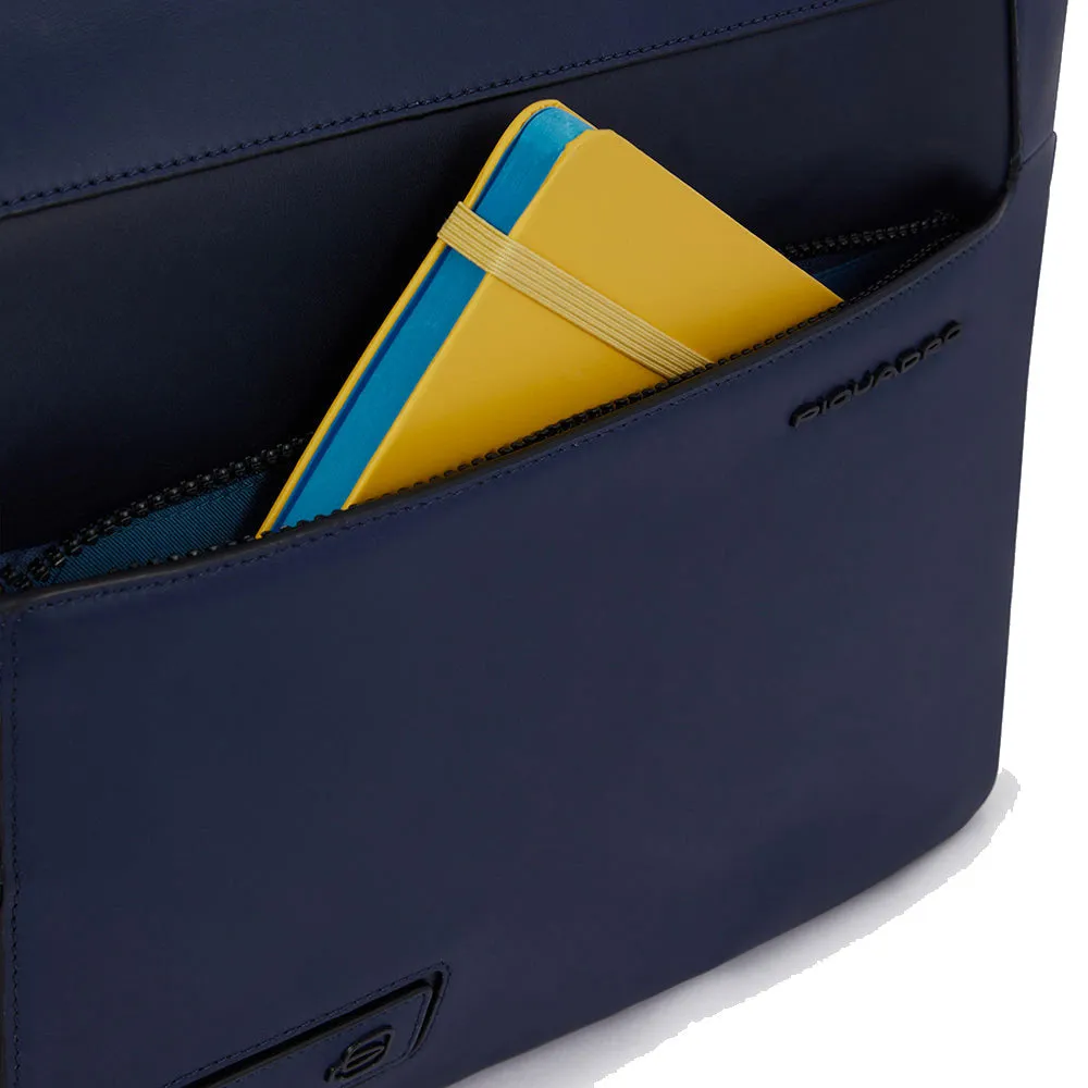Cartella Porta Pc 15,6 PIQUADRO in Pelle Blu Linea Aye - CA6203W119